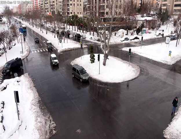 Şehir Merkezinde Tüm Ana Arterler Açık