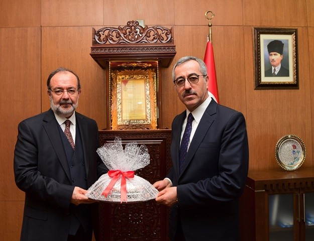 Başkan Güngör Mehmet Görmez’i Ağırladı