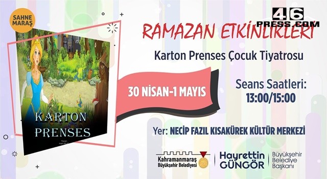 ‘Karton Prenses’ Minik İzleyicilerini Bekliyor