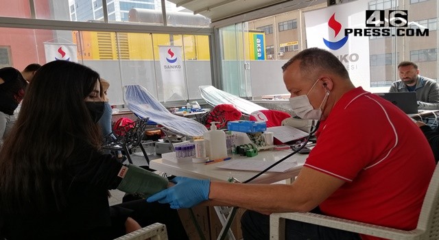SANKO Üniversitesi'nde Kan Bağış Kampanyası Düzenledi
