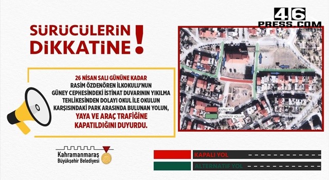 Sürücülerin Dikkatine!