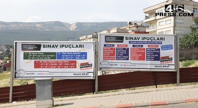 Dulkadiroğlu Belediyesi’nden Sınava Girecek Öğrencilere İpuçları