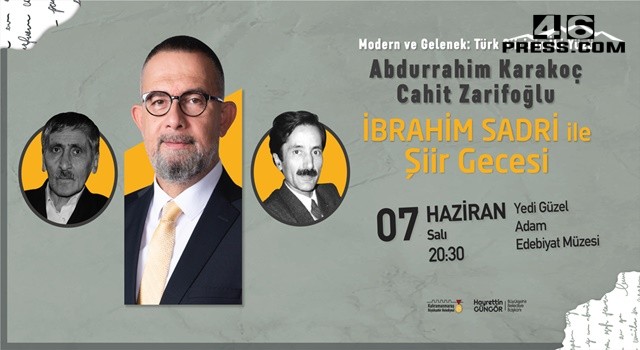 İbrahim Sadri ile Şiir Gecesi Etkinliği
