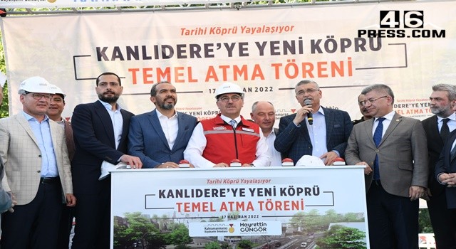 Kanlıdere’nin Yeni Köprüsü’nün Temeli Atıldı