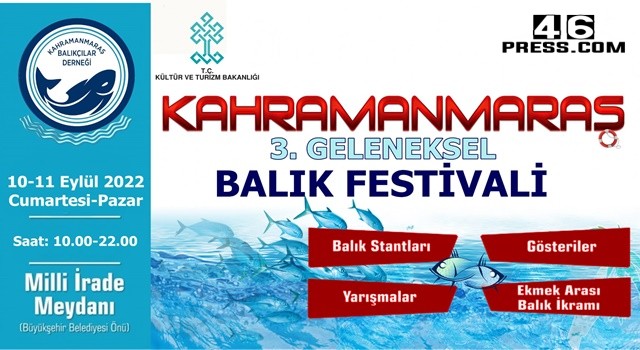 Denizi olmayan Kahramanmaraş, 3'üncü Balık Festivali'ne hazırlanıyor