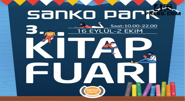 SANKO Park Alışveriş Merkezi 3'üncü Kitap Fuarı Başlıyor