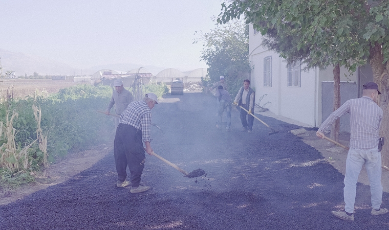 Dulkadiroğlu'ndan Güzelyurt'a Asfalt Çalışması