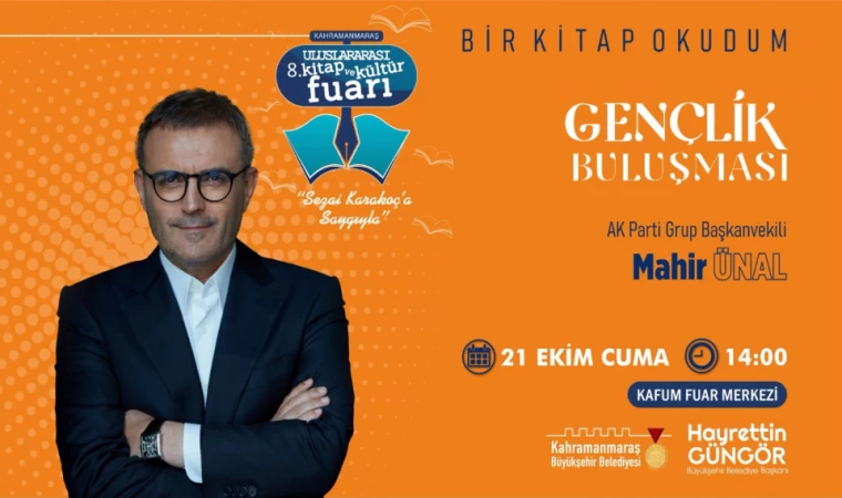 Ak Parti Grup Başkanvekili Mahir Ünal KAFUM’da Gençlerle Buluşacak