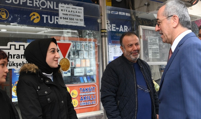 Başkan Güngör, Esnaf Ziyaretlerini Sürdürüyor