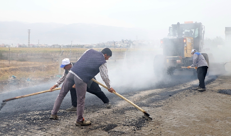 Dulkadiroğlu'ndan Osmanbey'de Asfalt Çalışması