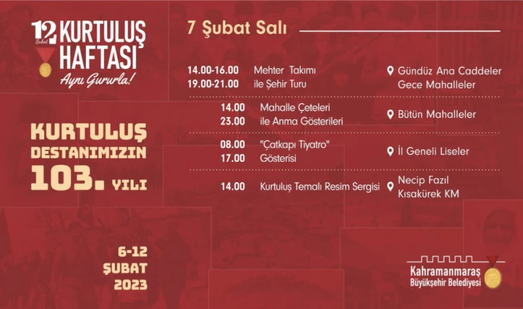 Kurtuluş Coşkusu Çeşitli Etkinliklerle Devam Edecek