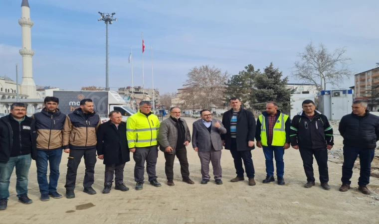 Afşin’de Yeni Meydan Projesi Hazırlıkları Devam Ediyor