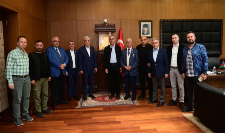 Azerbaycan Heyeti’nden Başkan Güngör’e Ziyaret