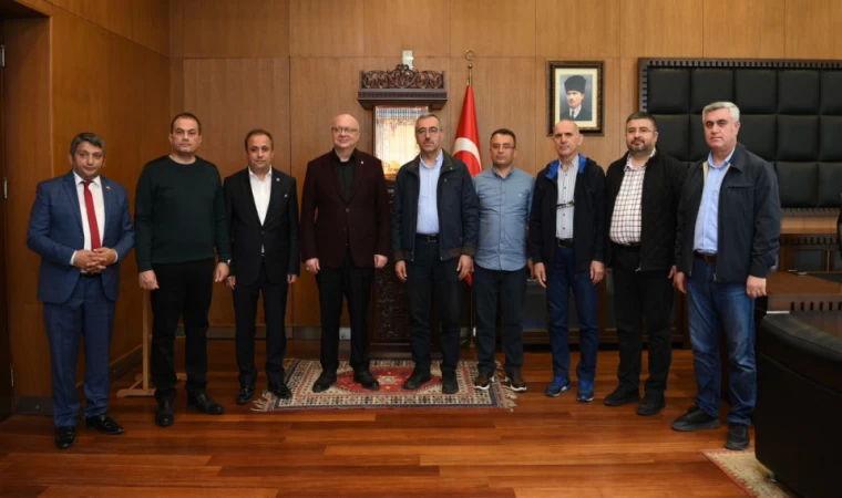 Başkan Güngör, Manisa Büyükşehir Belediye Başkanı Ergün’ü Ağırladı