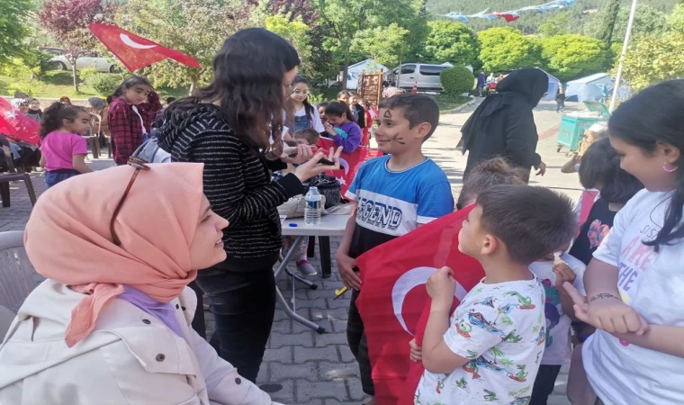 Kahramanmaraş’ta çocuklar gönüllerince eğlendi
