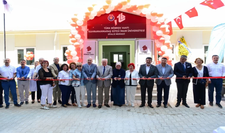 Türk Böbrek Vakfı Katkılarıyla KSÜ’de Diyaliz Merkezi Açıldı