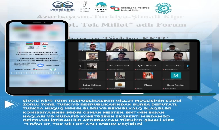 "3 Devlet, Tek Millet" etkinliği gerçekleştirildi