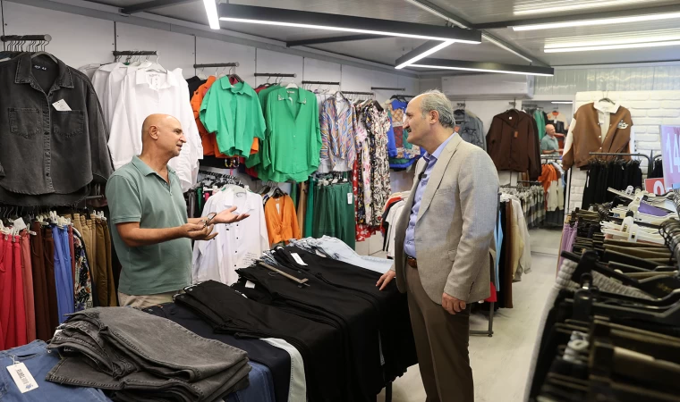 Başkan Okay, Trabzon Caddesi Esnafını Ziyaret Etti
