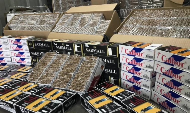 On binlerce tütün dolu makaronlar ele geçirildi