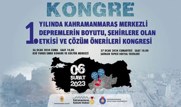 Kahramanmaraş Depremleri 1. Yıl Kongresi