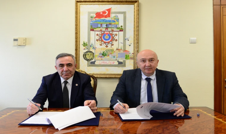 KSÜ ile Azerbaycan Hazar Üniversitesi Arasında İşbirliği Protokolü