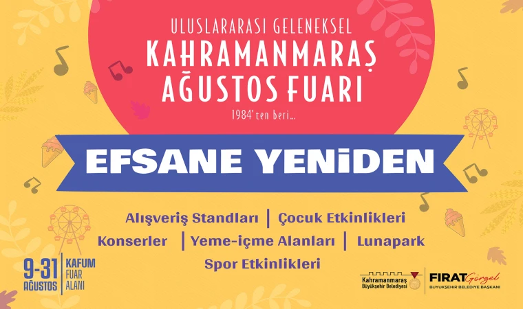Başkan Görgel: “Geleneksel Ağustos Fuarını Yeniden Hemşehrilerimizle Buluşturuyoruz”