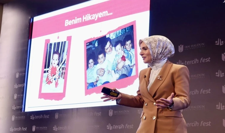 İHÜ TercihFest’te konuştu... Tehditler olmasaydı bugünkü Mahinur olmazdım