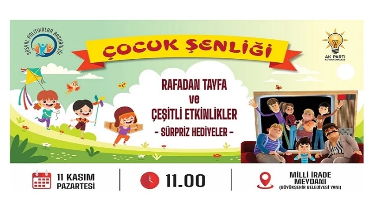 Haydi Çocuklar, Şenlik Sizi Bekliyor!