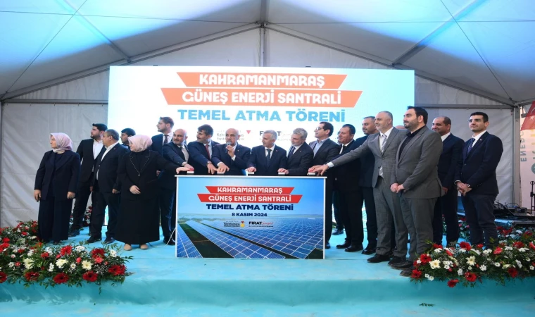 Kahramanmaraş Güneş Enerji Santrali’nin Temeli Atıldı