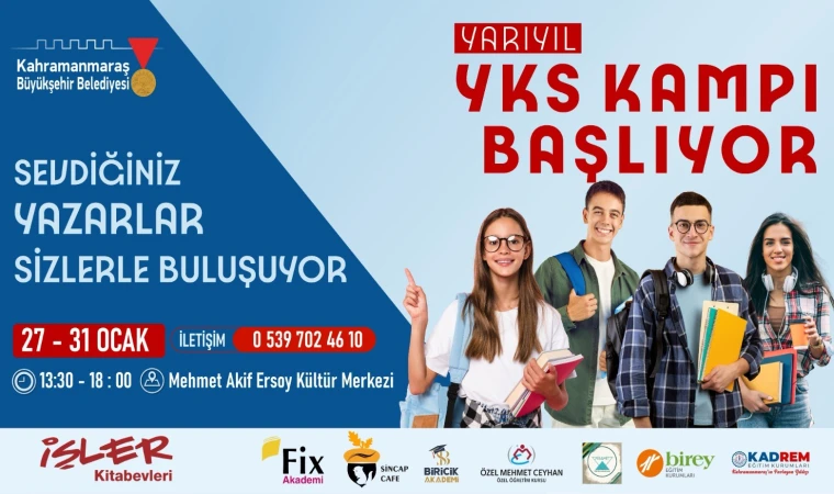 Büyükşehir’in YKS Kampı Pazartesi Günü Matematik ile Başlıyor!