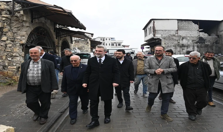 Görgel: “Tarihi Demirciler Çarşımızda Çalışmalar Başlıyor”