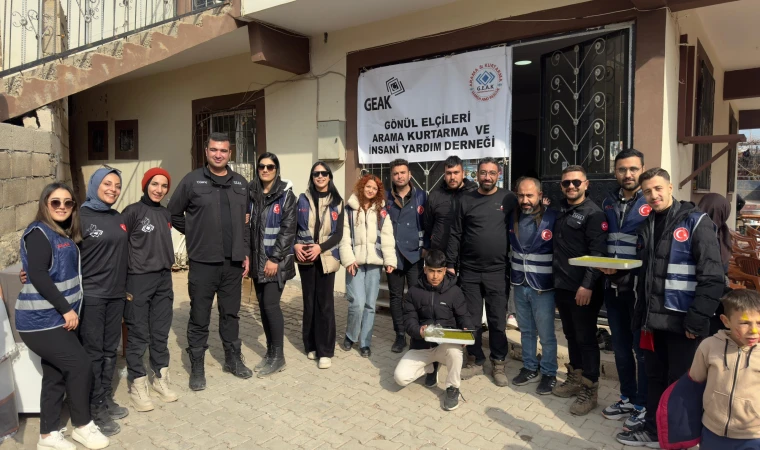 GEAK Arama Kurtarma Derneği’nden “Depremden Etkilenen Çocuklarımıza Dayanışma ve Umut” Etkinliği