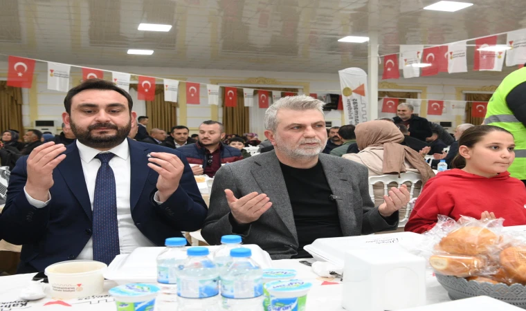 Büyükşehir’in İftar Sofrası Pazarcık’ta Kuruldu