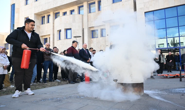 KSÜ’de Gerçekçi Yangın Tatbikatı: Bilinçlendirme ve Hazırlık Ön Planda