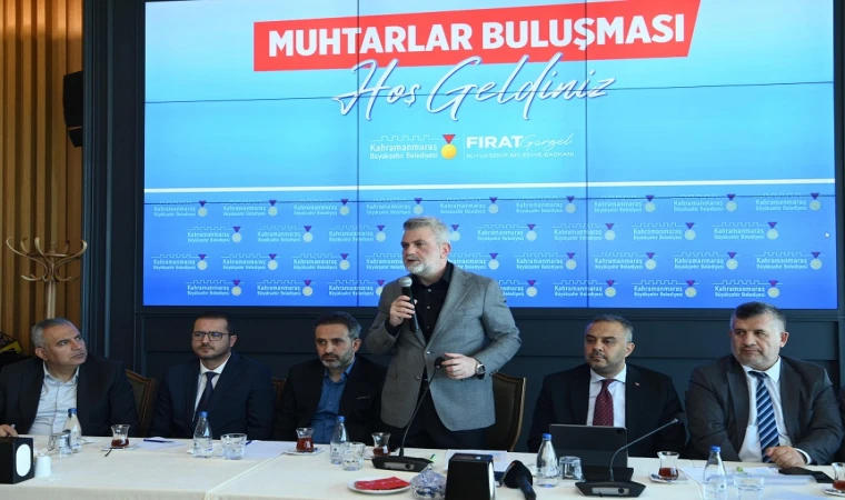 Başkan Görgel, Onikişubat’ın Batı Mahalle Muhtarlarıyla Bir Araya Geldi