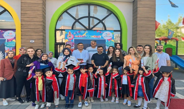 Onikişubat Belediyesi’nin Gündüz Bakımevi’nde ilk mezuniyet heyecanı