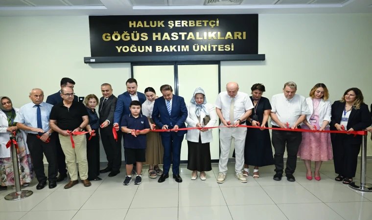 Haluk Şerbetçi Göğüs Hastalıkları Yoğun Bakım Ünitesi Düzenlenen Törenle Açıldı