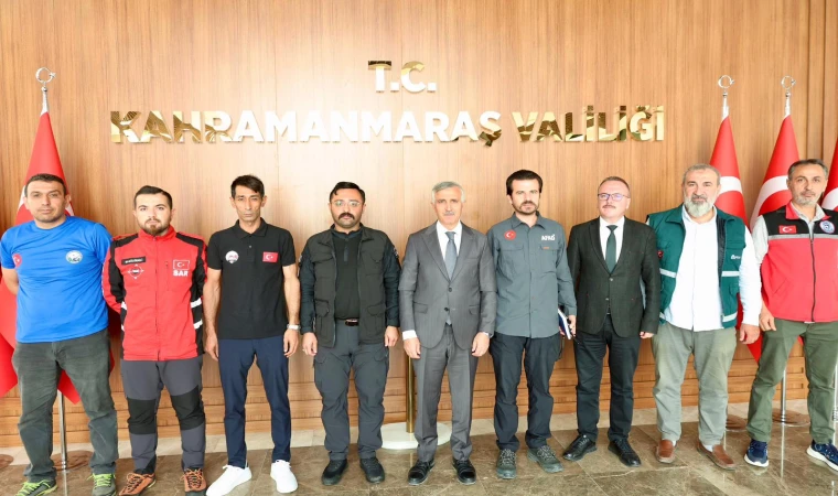 Kahramanmaraş Afet ve Acil Durum Platformu’ndan Vali Ünlüer’e Ziyaret