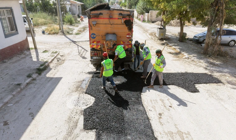 KASKİ’den Elbistan’da Asfalt Çalışması