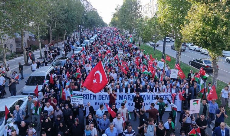 Kahramanmaraş, Gazze İçin Tek Yürek Oldu