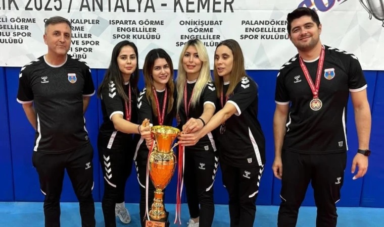 Büyükşehir’in Kadın Goalball Takımı 1. Lig Şampiyonu