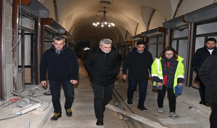 Başkan Görgel: “Tarihi Kapalı Çarşı’mızın Restorasyonu Tamamlanıyor”