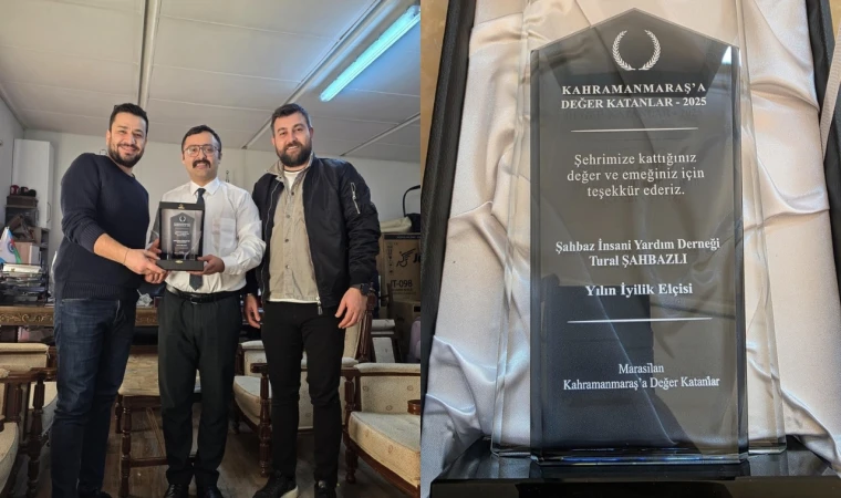 Şahbaz Uluslararası Yardım Derneği’ne “Yılın İyilik Elçisi” Ödülü