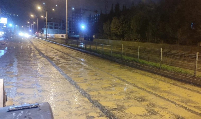 Büyükşehir’den Doğukent Yolunda Yoğun Çalışma