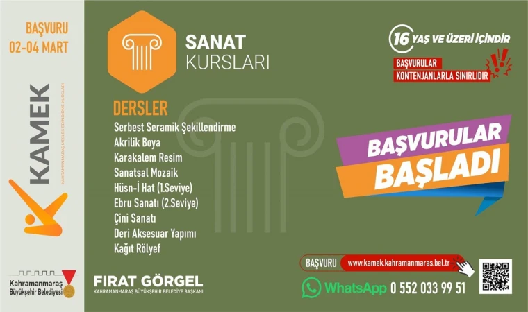 KAMEK’te Bahar Dönemi Başlıyor!