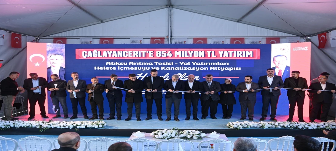 Başkan Görgel, “854 Milyonluk Yatırımlarımız Çağlayancerit’imize Hayırlı Olsun”