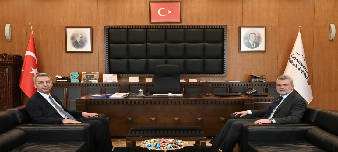 Başkan Görgel, KSÜ Rektörü Okumuş’u Ağırladı