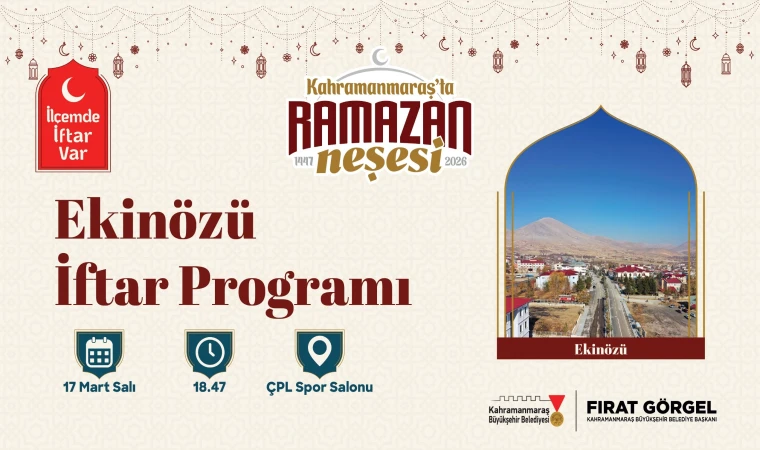 Büyükşehir, Ekinözü’nde Ramazan Sofrası Kuruyor