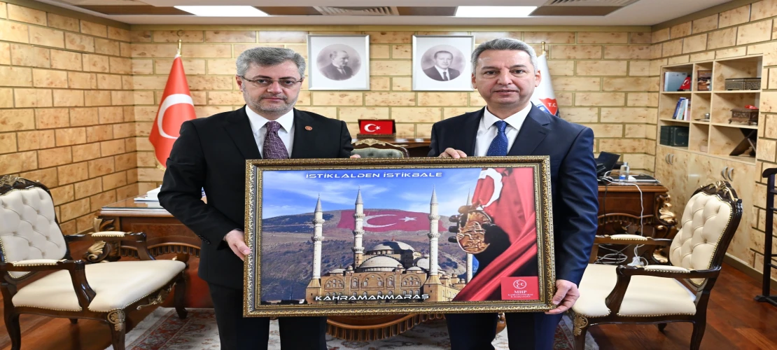 MHP Kahramanmaraş İl Başkanı Mansur Metehan’dan KSÜ Rektörü Okumuş’a Ziyaret