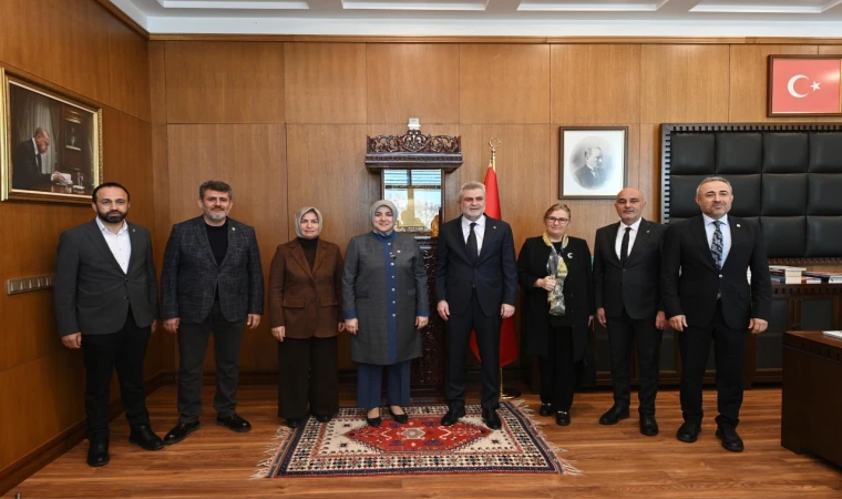 Başkan Görgel, AK Parti Kadın Kolları Başkanı Ercan’ı Makamında Ağırladı